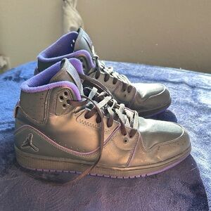 Air Jordan 1 Flight 2.0 Black And Purple